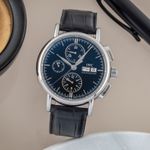 IWC Portofino Chronograph IW378303 (2010) - Black dial 41 mm Steel case (1/8)