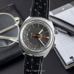 Omega Genève 145.01 (1968) - Grijs wijzerplaat 35mm Staal (1/8)