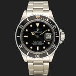 Rolex Submariner Date 16800 (1987) - Zwart wijzerplaat 40mm Staal (3/8)