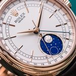Rolex Cellini Moonphase 50535 (2019) - Wit wijzerplaat 39mm Roségoud (3/4)