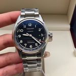 Longines Spirit L3.811.4.53.6 (2023) - Zwart wijzerplaat 42mm Staal (8/8)