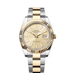 Rolex Datejust 41 126333 (2024) - Gold dial 41 mm Gold/Steel case (1/8)