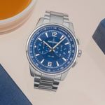 Jaeger-LeCoultre Polaris Q9028180 (Unknown (random serial)) - Blue dial 42 mm Steel case (1/8)