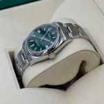 Rolex Oyster Perpetual 36 126000 (2024) - Groen wijzerplaat 36mm Staal (5/8)