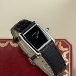 Cartier Tank WSTA0072 (2024) - Zwart wijzerplaat 34mm Staal (2/6)