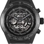 TAG Heuer Carrera Calibre HEUER 01 CAR2A91.BH0742 (2019) - Transparent dial 45 mm Ceramic case (2/5)