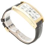 Cartier Tank Américaine W2609256 (2011) - Wit wijzerplaat 52mm Geelgoud (6/8)