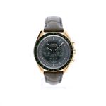 Omega Speedmaster Professional Moonwatch 310.63.42.50.10.001 (2025) - Green dial 42 mm Yellow Gold case (1/8)