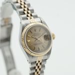 Rolex Lady-Datejust 69173 (1990) - Champagne dial 26 mm Gold/Steel case (3/8)