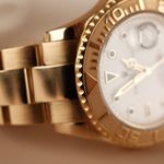 Rolex Yacht-Master 40 16628 (2004) - White dial 40 mm Yellow Gold case (5/8)