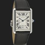 Cartier Tank WSTA0040 (2022) - Silver dial 41 mm Steel case (4/8)