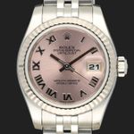 Rolex Lady-Datejust 179174 (2016) - Pink dial 26 mm Steel case (3/8)