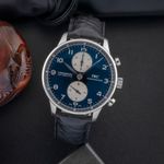 IWC Portuguese Chronograph IW371404 (Onbekend (willekeurig serienummer)) - Zwart wijzerplaat 41mm Staal (1/8)