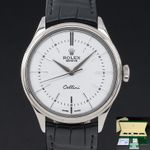 Rolex Cellini Time 50509 (2018) - Silver dial 39 mm White Gold case (1/8)