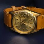 Rolex Day-Date 1803 (1974) - Champagne dial 36 mm Yellow Gold case (5/5)