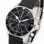 Breitling Superocean Heritage II Chronograph A13313121B1S1 (2025) - Zwart wijzerplaat 44mm Staal (1/8)