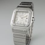 Cartier Santos Galbée 2319 (2002) - White dial 29 mm Steel case (1/8)