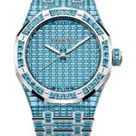 Audemars Piguet Royal Oak Selfwinding 15514BC.TO.1284BC.01 (2025) - Blue dial 41 mm White Gold case (1/1)