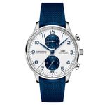 IWC Portuguese Chronograph IW371620 (2025) - White dial 41 mm Steel case (1/1)