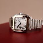 Cartier Santos W2SA0007 (2015) - Wit wijzerplaat 35mm Staal (2/8)