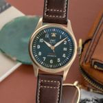 IWC Pilot IW326802 (Onbekend (willekeurig serienummer)) - Groen wijzerplaat 39mm Brons (3/8)