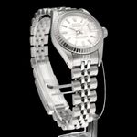 Rolex Lady-Datejust 69174 (1989) - Silver dial 26 mm Steel case (6/8)