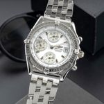 Breitling Chronomat A13050.1 (1999) - White dial 39 mm Steel case (3/8)