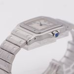 Cartier Santos Galbée 1564 (2010) - White dial 29 mm Steel case (5/8)