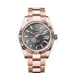 Rolex Sky-Dweller 326935 (2021) - Grey dial 42 mm Rose Gold case (1/1)