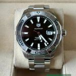 TAG Heuer Aquaracer 300M WAY2018.BA0927 (2022) - Bruin wijzerplaat 43mm Staal (2/7)