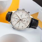 IWC Portuguese Chronograph IW371202 (Onbekend (willekeurig serienummer)) - Zilver wijzerplaat 41mm Staal (2/8)