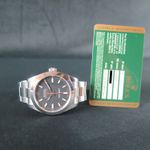 Rolex Milgauss 116400 (2009) - Zwart wijzerplaat 40mm Staal (8/8)