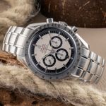 Omega Speedmaster 3506.31.00 (2005) - Wit wijzerplaat 42mm Staal (2/8)