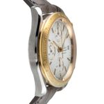 Omega Speedmaster 3311.20 (1991) - White dial 39 mm Gold/Steel case (7/8)