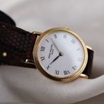 Patek Philippe Calatrava 4819 (1992) - White dial 26 mm Yellow Gold case (8/8)