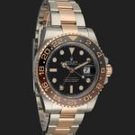 Rolex GMT-Master II 126711CHNR (2019) - Zwart wijzerplaat 40mm Goud/Staal (4/8)
