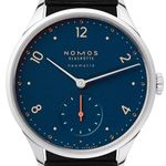 NOMOS Minimatik 1205 (2026) - Blauw wijzerplaat 36mm Staal (1/1)