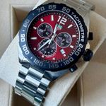 TAG Heuer Formula 1 Quartz CAZ101AN.BA0842 (2024) - Rood wijzerplaat 43mm Staal (3/7)