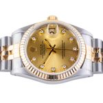 Rolex Datejust 31 68273 (1991) - Champagne dial 31 mm Gold/Steel case (5/8)