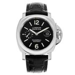 Panerai Luminor Marina Automatic PAM00104 (Unknown (random serial)) - Black dial 44 mm Steel case (1/3)