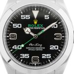 Rolex Air-King 116900 (2018) - Black dial 40 mm Steel case (2/5)