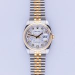 Rolex Datejust 36 116233 (2006) - Silver dial 36 mm Gold/Steel case (3/8)