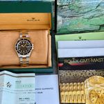 Rolex GMT-Master II 16713 (1999) - Zwart wijzerplaat 40mm Goud/Staal (3/8)