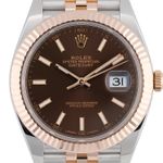 Rolex Datejust 41 126331 (2018) - Bruin wijzerplaat 41mm Goud/Staal (2/5)