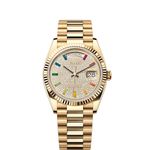 Rolex Day-Date 36 128238 (2024) - Diamant wijzerplaat 36mm Geelgoud (1/1)