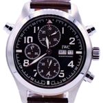 IWC Pilot Spitfire Chronograph IW371808 (2020) - Brown dial 44 mm Steel case (1/1)