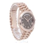 Rolex Day-Date 40 228235 (2025) - Bruin wijzerplaat 40mm Roségoud (7/7)