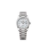Rolex Day-Date 36 128349RBR (2025) - Pearl dial 36 mm White Gold case (1/1)