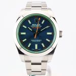 Rolex Milgauss 116400GV (2022) - Blue dial 40 mm Steel case (1/2)