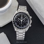Omega Speedmaster 145.022.68ST (1968) - Zwart wijzerplaat 42mm Staal (3/8)
